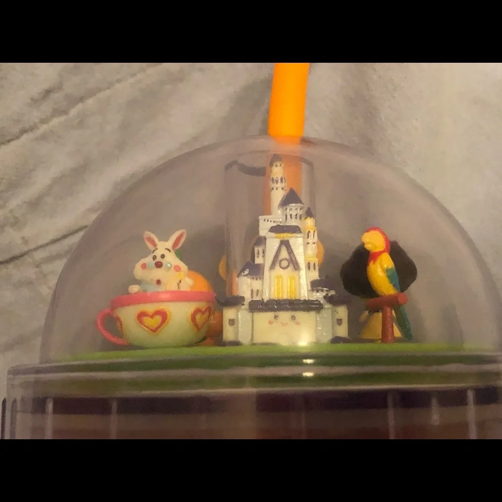 NEW Disney Parks Orange Bird Snow White‎ Dome Tumbler with Straw Jerrod Maruyama